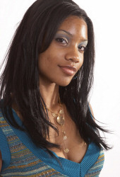 Model With long Straight Hair