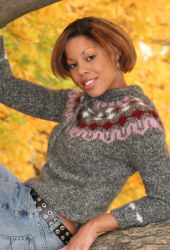 Black hairstyle - short bob